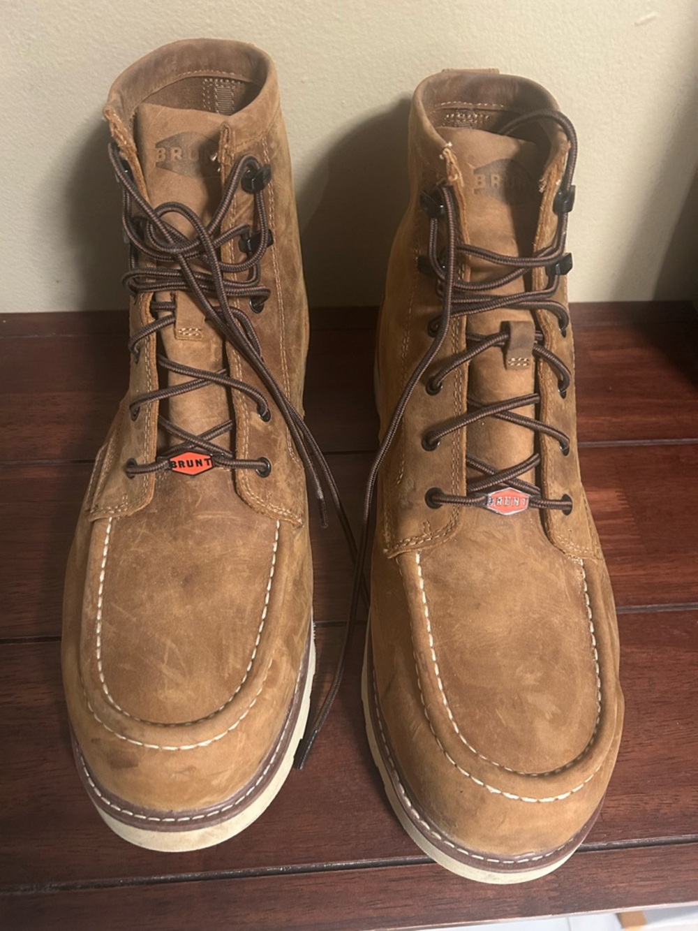 Brunt Marin Unlined CompToe Work Boot Slip Size 15